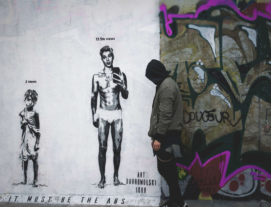 Street Art Reveals What Is Really Important In Modern Society