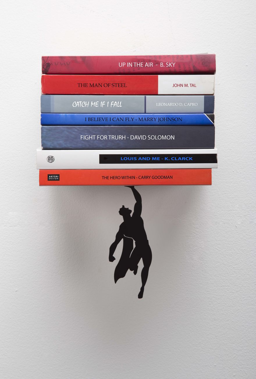 Supershelf - Floating Bookshelf By Artori Design