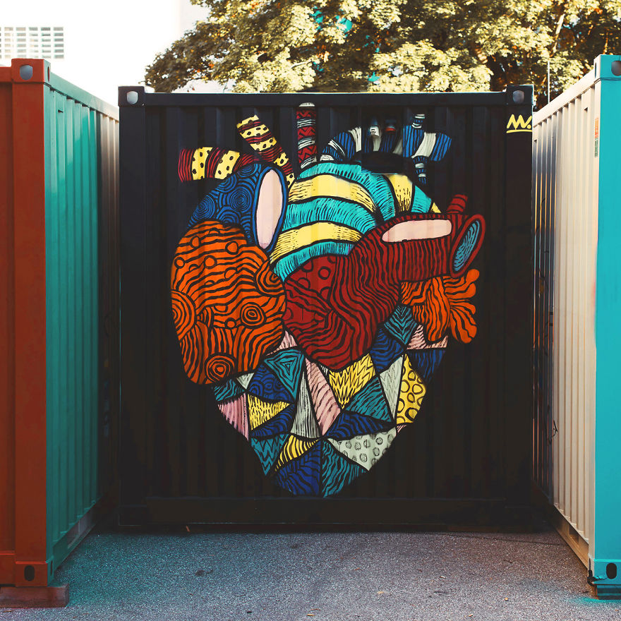 Heart Mural