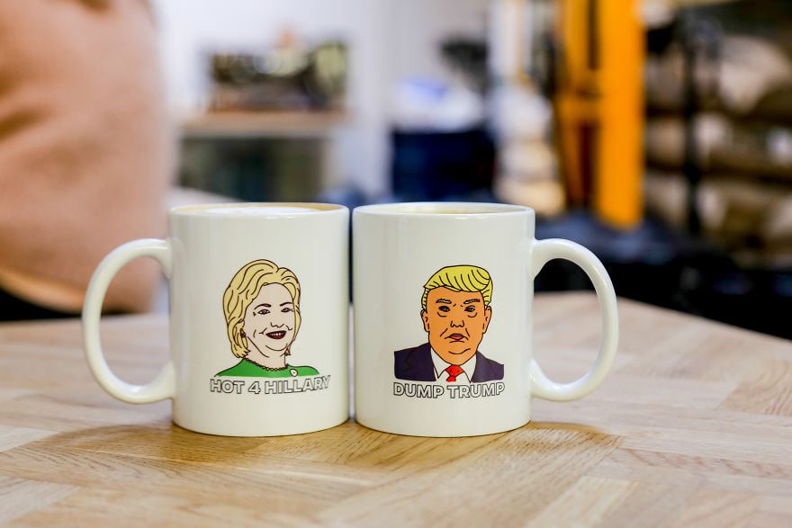 This Dutch Coffee Roaster Is Getting Involved With The Us Elections. With A Mug!