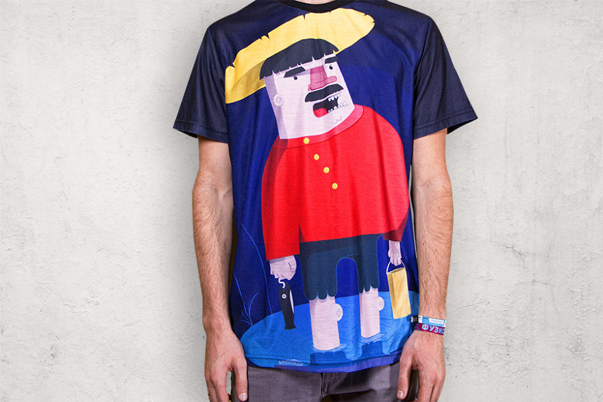 This Clever Startup Transforms Designer Artworks Into Colorful T-Shirts