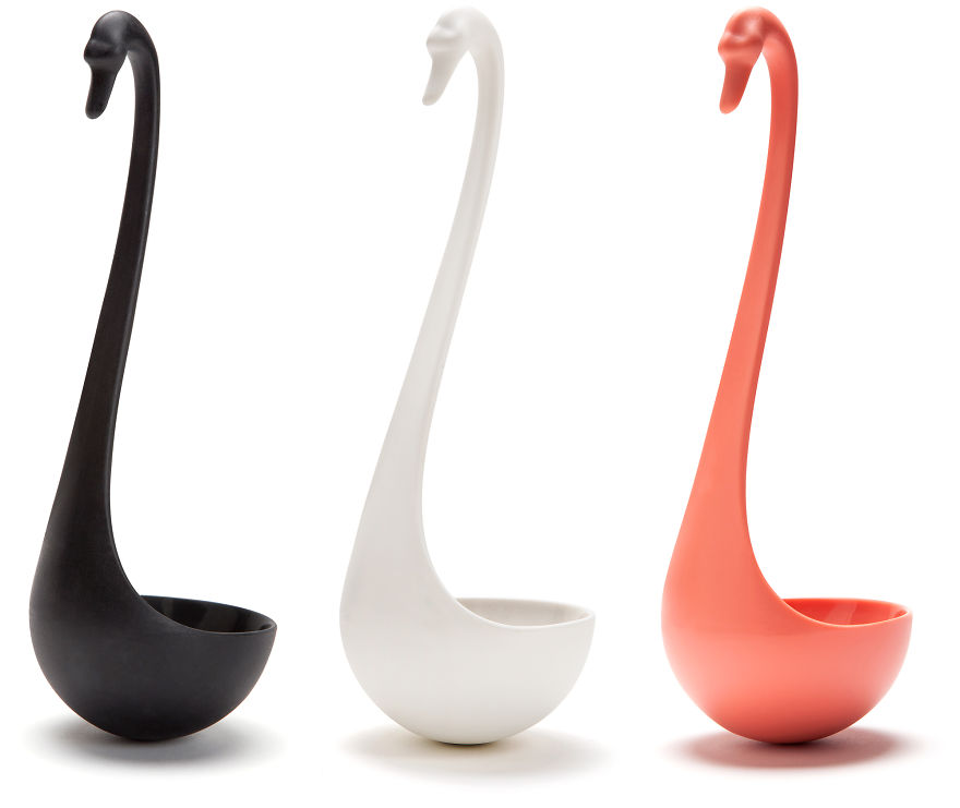 Swan Ladle That Gracefully Floats On Your Soup