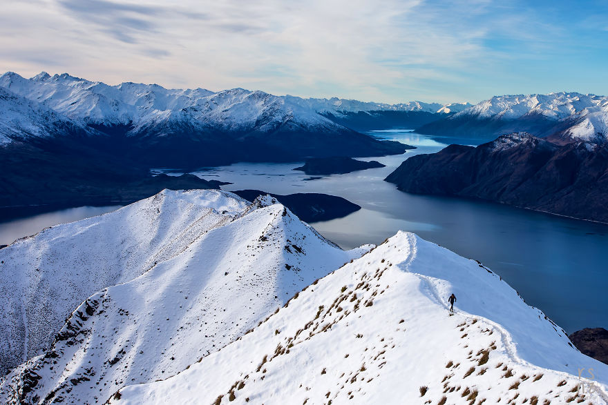 I Had Been Up Roys Peak In Summer, But In Winter With The Snow. It Truly Felt Magic