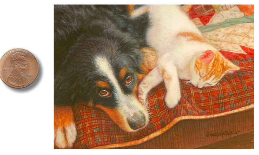 I Immortalize Pets As Exquisite Miniature Paintings I Immortalize Pets As Exquisite Miniature Paintings