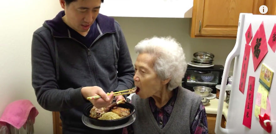 86 Year Old Grandma Shocked By Grandson With Her Soy Sauce Turkey Recipe