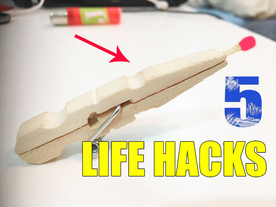 5 Life Hacks With Wooden Clothespin