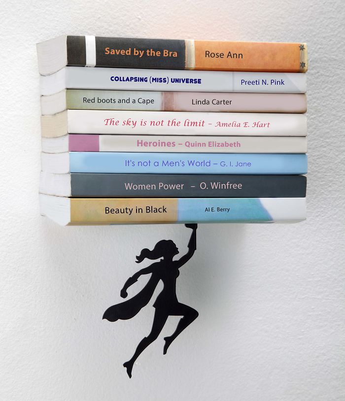 We Create Superhero Bookends That Save Books From Falling Down