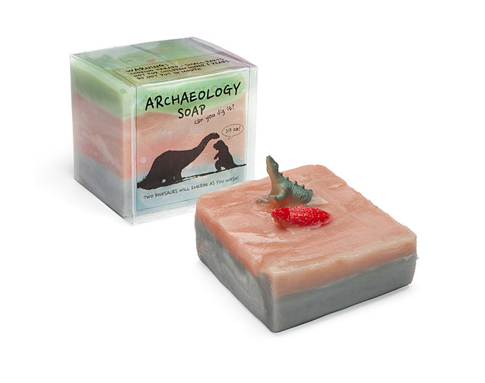 This Archaeology Soap Has Hidden Dinosaurs Inside