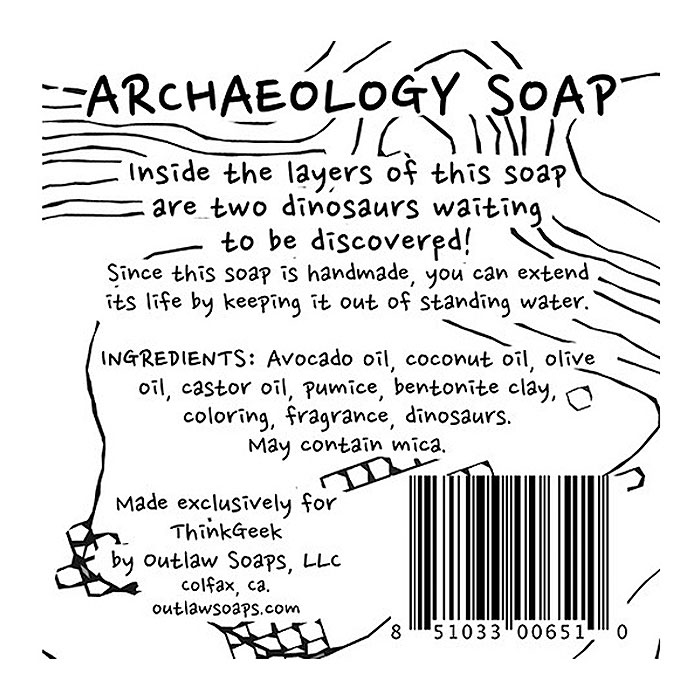 This Archaeology Soap Has Hidden Dinosaurs Inside