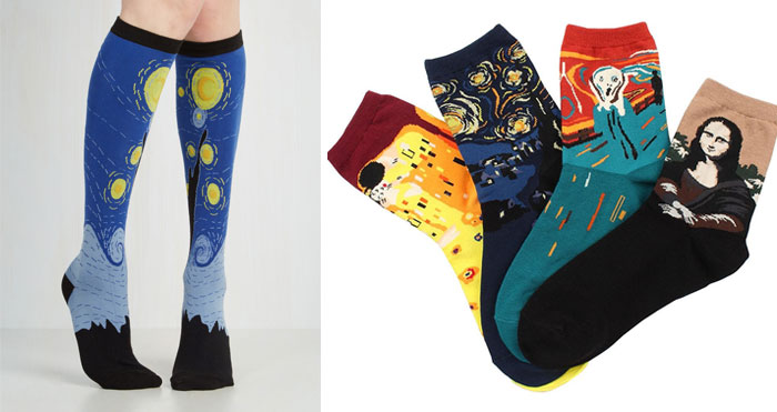 These Art Socks Are The Perfect Gifts For Art Lovers
