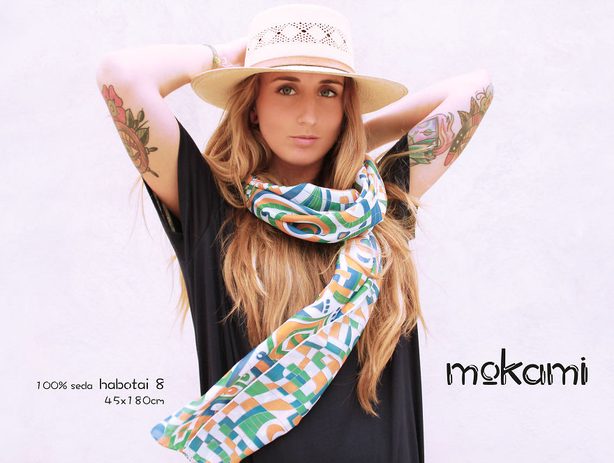 Bohemian And Moroccan Silk Scarves