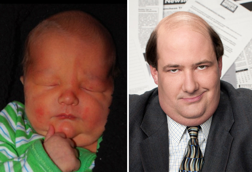 Wyatt Looks Like Kevin From The Office