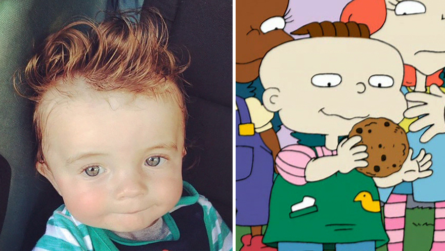 This Baby Looks Like Phil Deville From The Rugrats