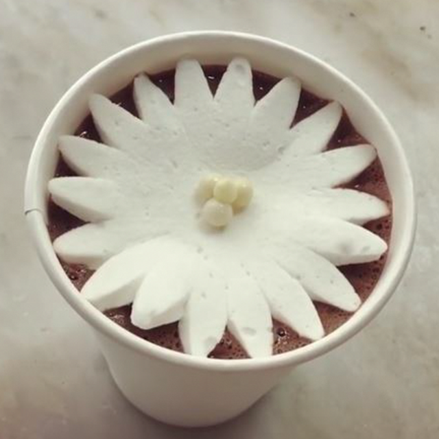 Blooming Marshmallows In Hot Chocolate