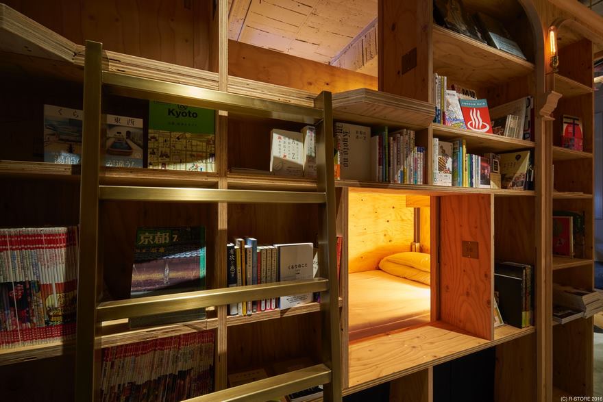 Sleep In A Bookshelf With 5000 Books In Kyoto's New Bookstore-Themed Hostel