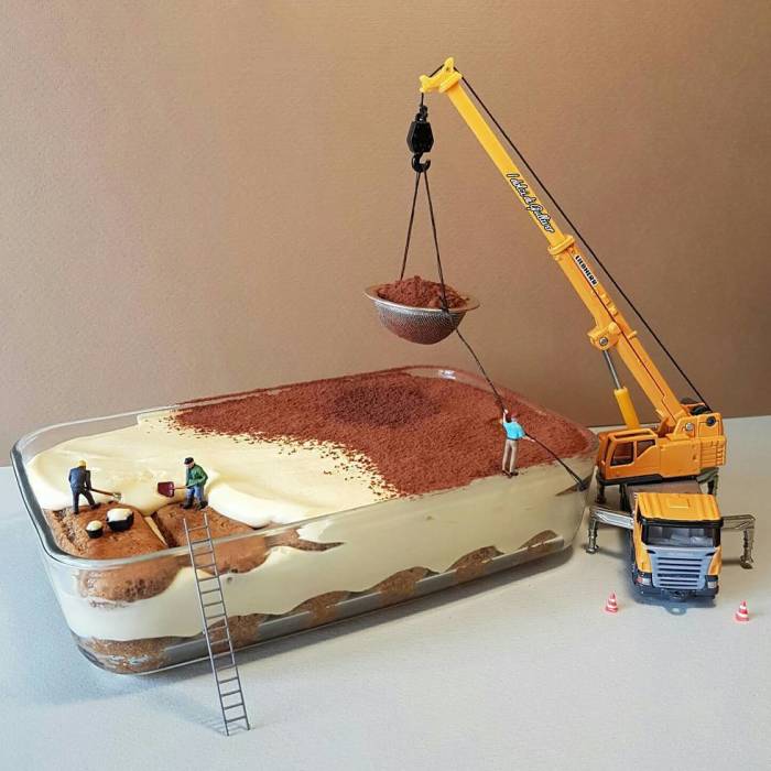 Italian Pastry Chef Creates Miniature Worlds With Desserts