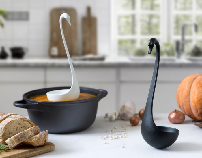 Swan Ladle That Gracefully Floats On Your Soup