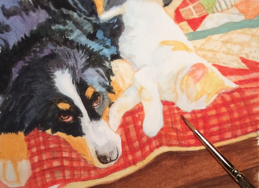 I Immortalize Pets As Exquisite Miniature Paintings I Immortalize Pets As Exquisite Miniature Paintings