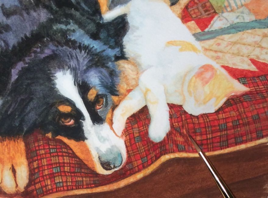 I Immortalize Pets As Exquisite Miniature Paintings I Immortalize Pets As Exquisite Miniature Paintings