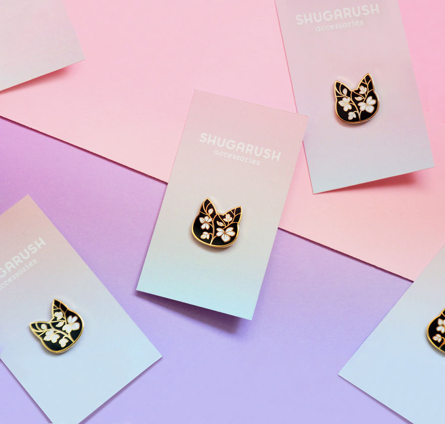 I Make Cute Enamel Pins And Accessories