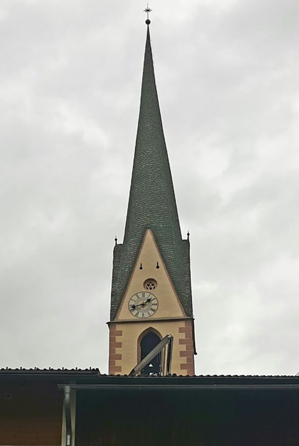 The Clock On This Church. You Had One Job, Architect
