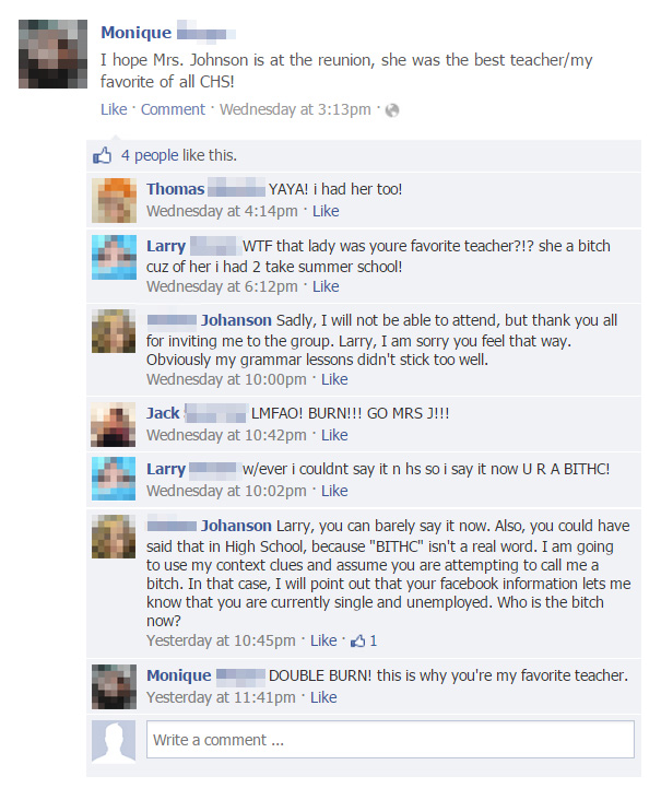 73 Epic Facebook Comebacks You'll Be Happy Didn't Happen To You | Bored  Panda