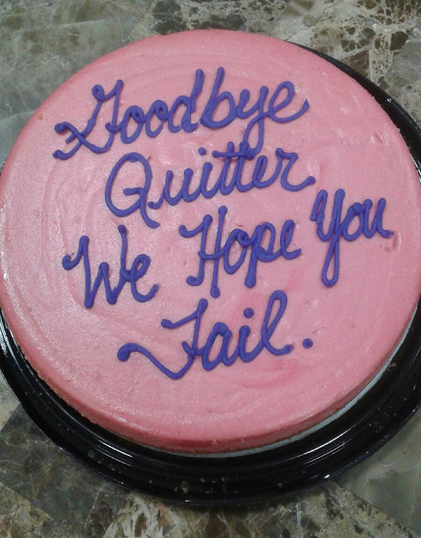 Mother-in-law Left Her Job For A Better One. This Was Her Farewell Cake