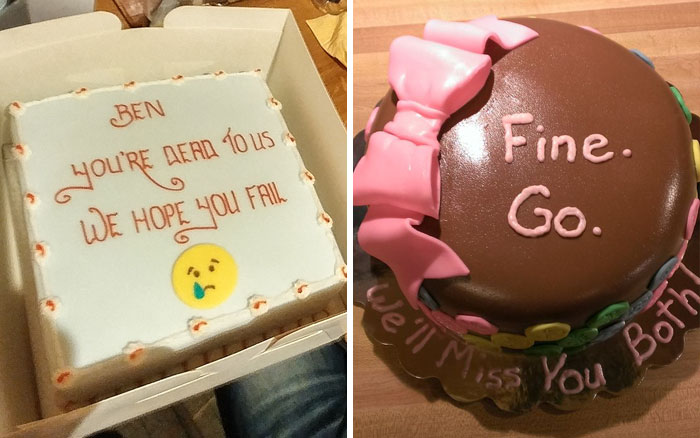 50 Hilarious Farewell Cakes That Employees Got On Their Last Day At The Office