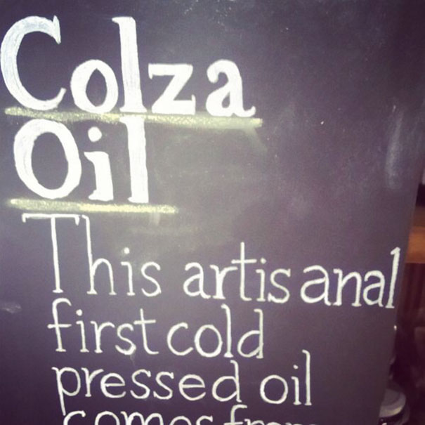 I Don't Think I Would Trust This Colza Oil