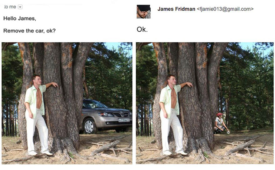 Photoshop Troll Who Takes Photo Requests Too Literally | Bored Panda