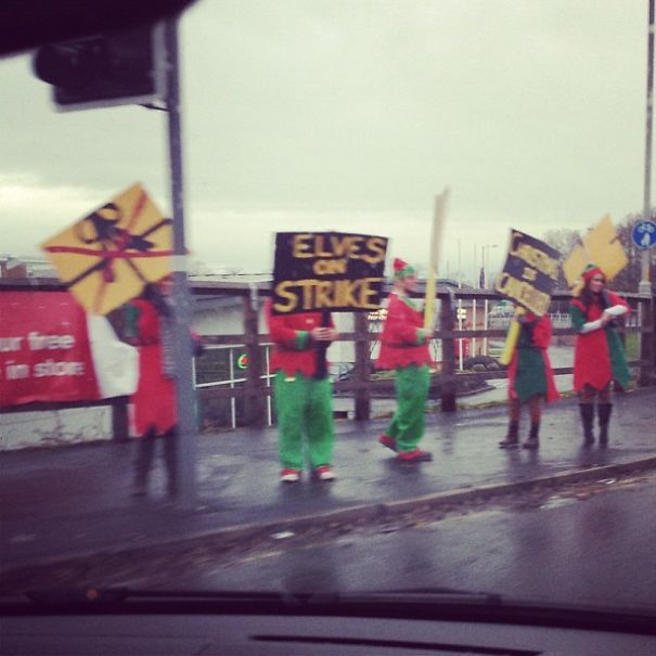 Protesting Elves