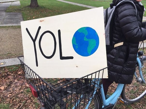 Sign From Last Weekend's International March To Stop Climate Change