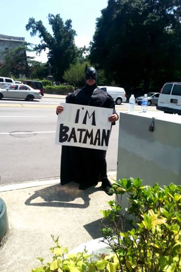 The Best Protest Sign At The Columbia SC KKK Event