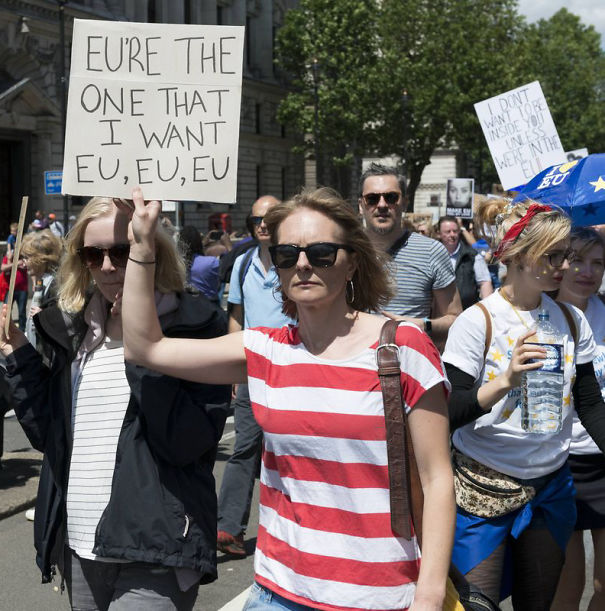 Brexit Protesters In London