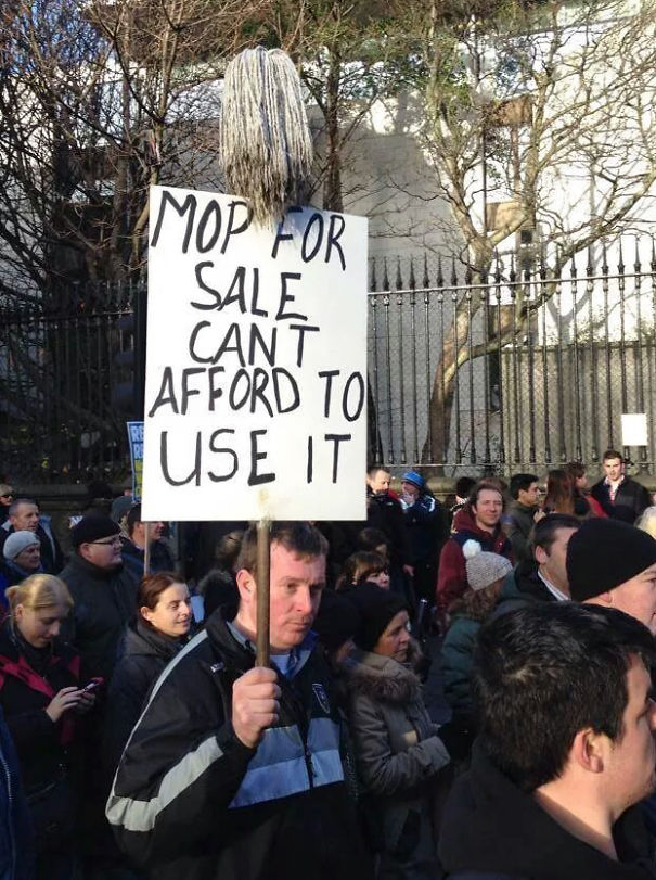 Water Charges Protest In Ireland