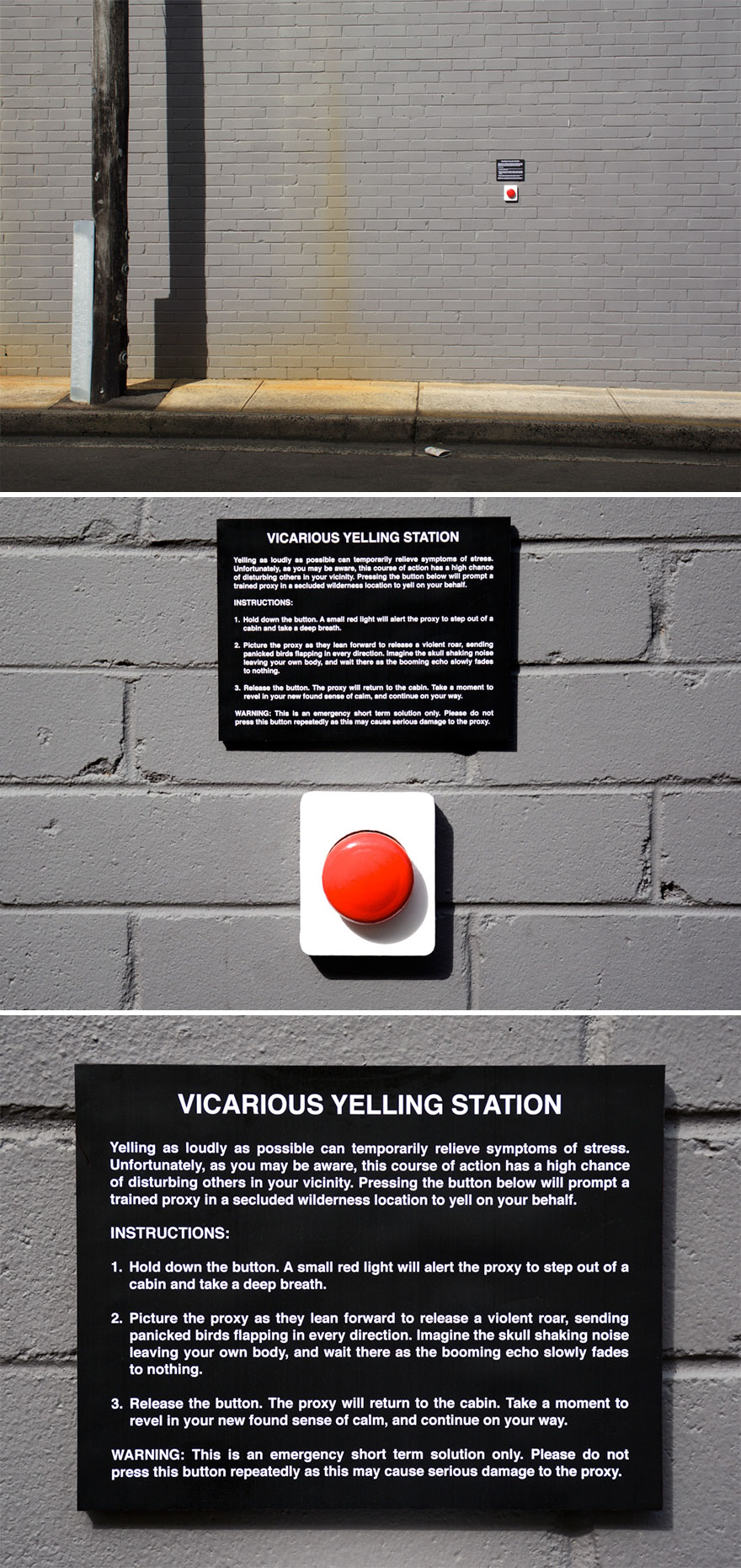 Vicarious Yelling Station