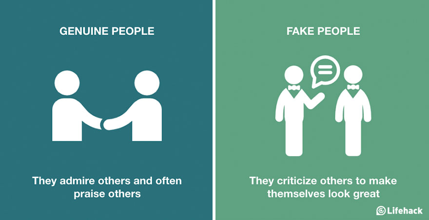 Genuine People Vs. Fake People