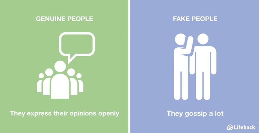 Genuine People Vs. Fake People