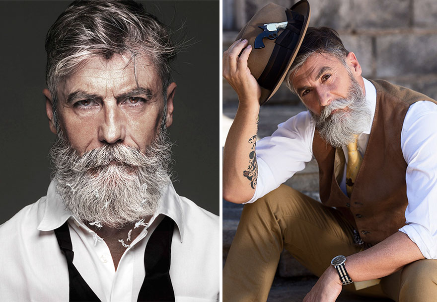 Old male models pictures
