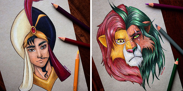 This Artist Merges Disney Heroes With Villains