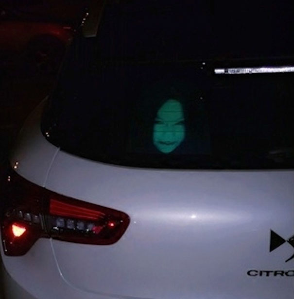 Drivers Are Using Terrifying Reflective Decals On Rear Windows To Fight Against High-Beam Users
