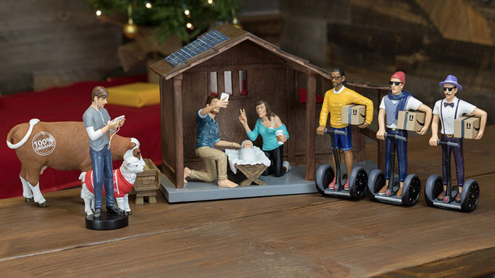 Hipster Nativity Set: What Would The Nativity Scene Look Like If Jesus Was Born In 2016