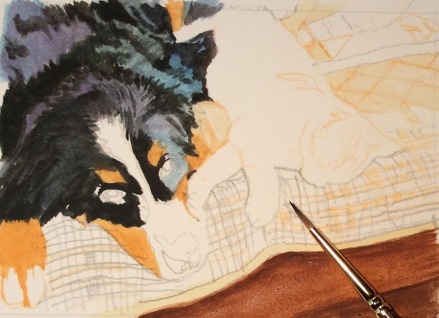 I Immortalize Pets As Exquisite Miniature Paintings I Immortalize Pets As Exquisite Miniature Paintings