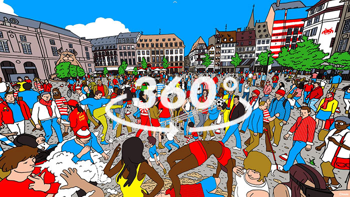 Can You Find Waldo In My 360° Illustration?