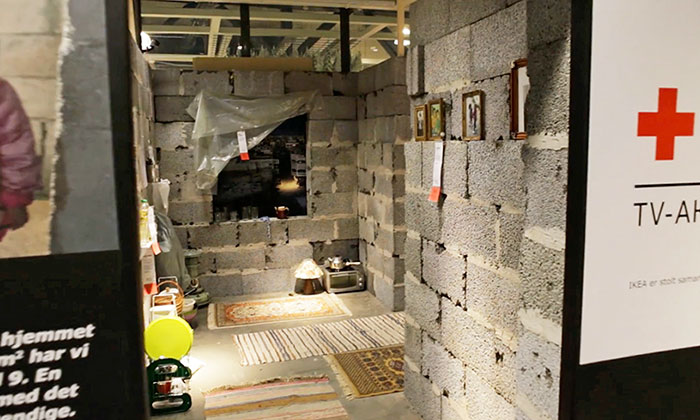IKEA Surprises Visitors By Recreating Syrian Home Inside Their Store