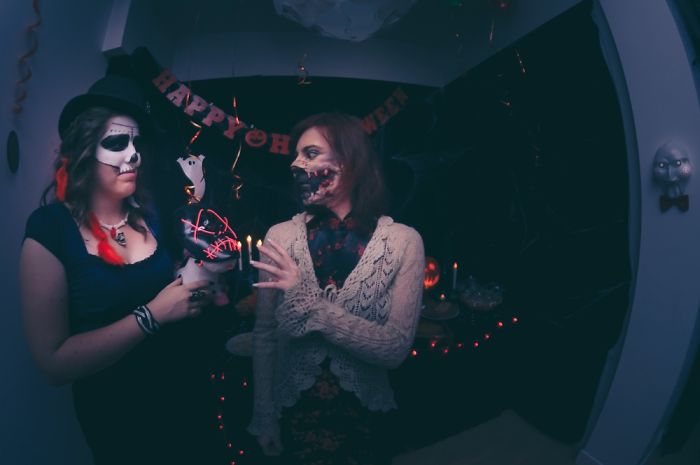 Shots From Halloween Party In Poland