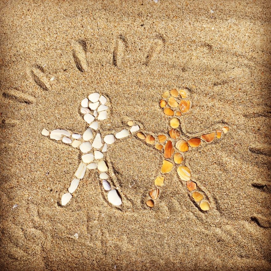 I Make Temporary Mosaic Beach Art (Part 3)