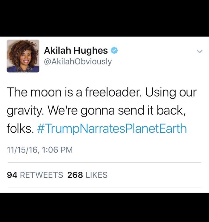 #trumpnarratesplanetearth