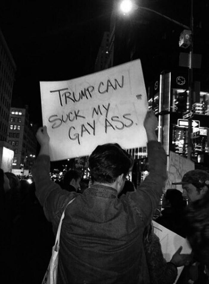 Signs From Trump Protests That Will Make You Laugh Harder Than You Should