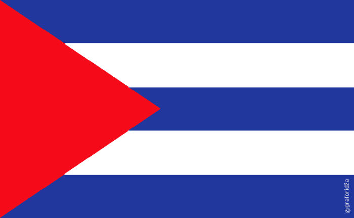 Cuban Flag After Castro